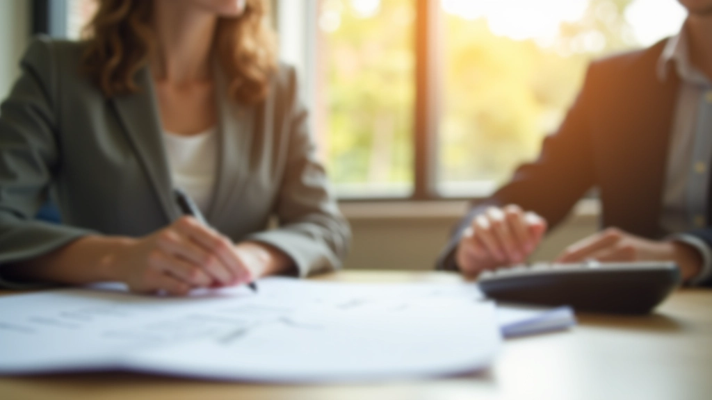 Professionelle Büroumgebung für Familienfinanzplanung